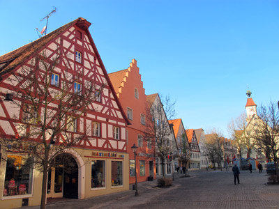 MD-Weg: Marktplatz von Hersbruck in der Frankenalb