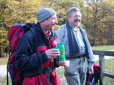 Roland und Hanjo am alten Main-Donaukanal