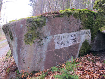 illystein. ur Erinnerung an die Kapitulation der Feste Dilsberg im 30jhrigen Krieg (1622)