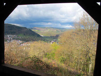 Blick von der Ludwig-Neuer-Htte auf Eberbach