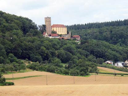 Burg Guttenberg bei Neckarmhlbach (Hamersheim) (Restaurant, Burgmuseum und Falknerei - Eintrittsgebhren)