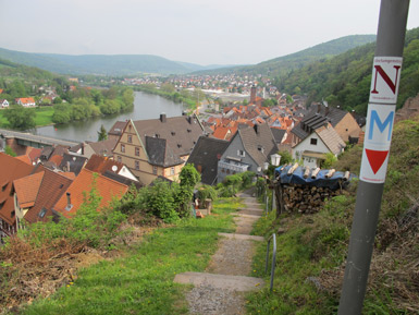 In Freudenberg am Main endet der Nibelungensteig