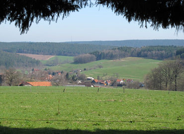 Gttersbach wird von dem Nibelungensteig nur am Rande berhrt.