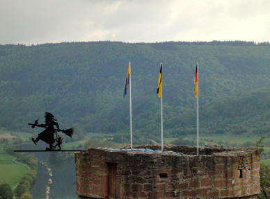 Der Hexenturm, Teil der Burg Freudenberg