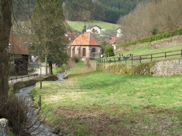 Euterbach und Itter bilden die Landesgrenze zwischen Baden Wrttemberg und Hessen.