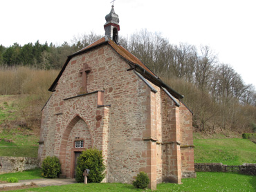 Die frhere Wallfahrtskirche in Schllenbach ist heute die evangelische Kirche