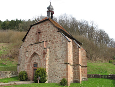 Die frhere Wallfahrtskirche in Schllenbach ist heute die evangelische Kirche