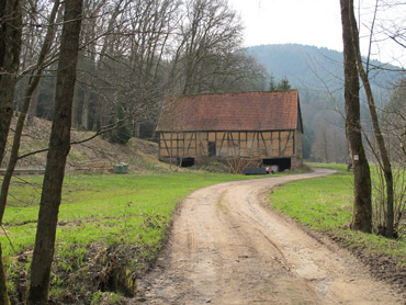 Wiesental bei dem Weiler Breitenbach im Odenwald