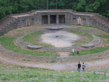 Odenwald-Wanderung. Thingsttte oberhalb von Heidelberg - Im 3. Reich als Versammlungsort gebaut