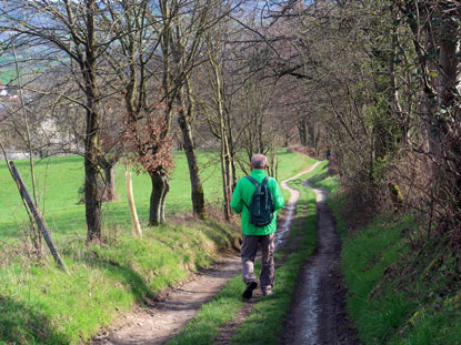 Abstieg nach Rimbach