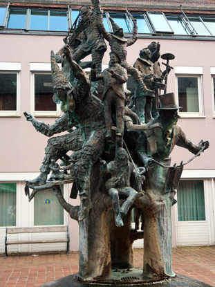 Der Narrenbrunnen von Buchen