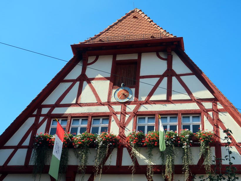 Das �lteste noch intakte Rathaus Deutschlands in Walld�rn