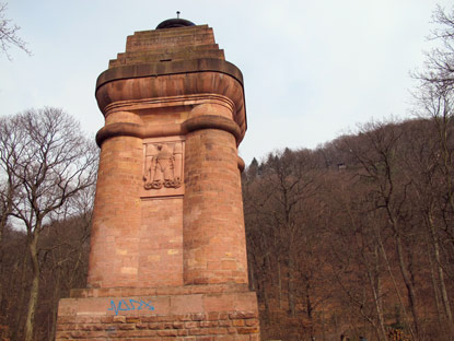 Bismarcksule am Philophenweg in Heidelberg