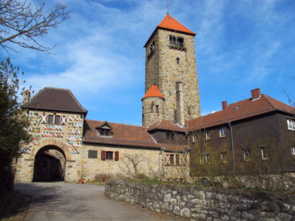 Burgensteig Bergstrae: Wachenburg bei Weinheim 