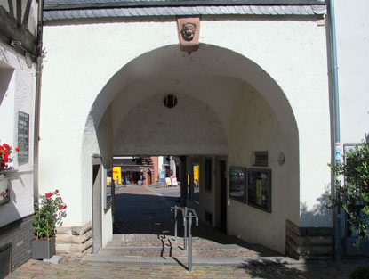 Wanderung Burgensteig: Wormser Tor in Heppenheim