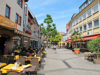 Fussgngerzone von Bensheim