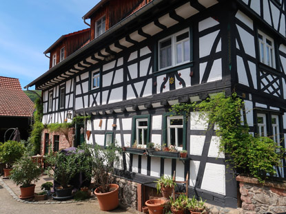 Fachwerkhaus im Jgergarten von Schlierbach