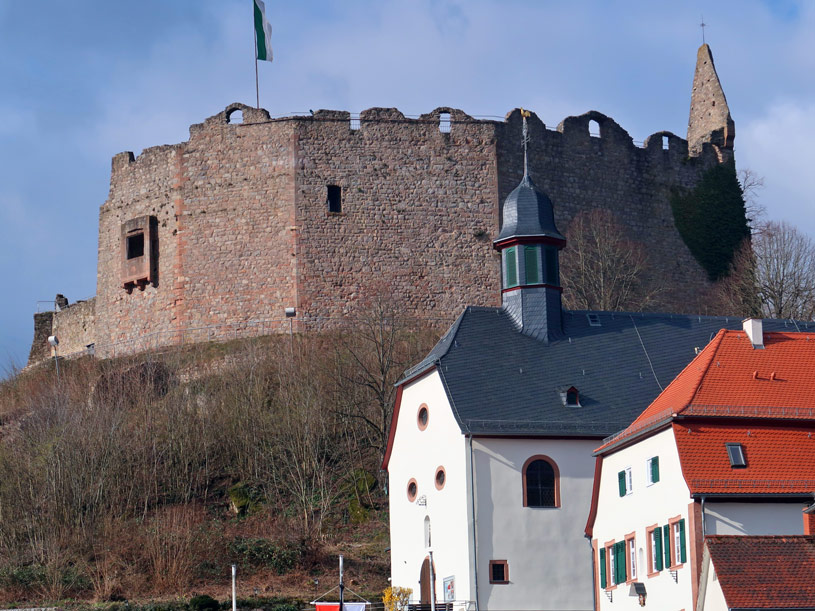 Die Burg von Lindenfels erbaut 1080