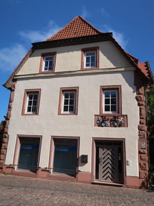 Echterhaus in der Altstadt von Erbach