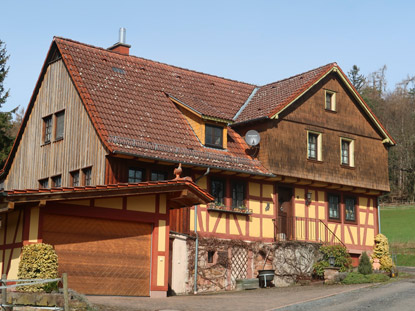 Fachwerkhaus in Robach, einem Ortsteil von Erbach