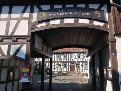 Eingang zur Hammem�hle in Ober-Ramstadt