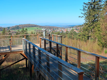 Aussichtsplattform bei Siedelsbrunn