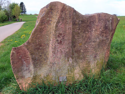 Kunstweg in Ober-Abtsteinach: Welle von Helga Palasser