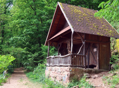 Rothsnasenhtte oberhalb von Neckargemnd