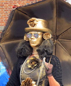 Mime auf dem Rynek von Krakau