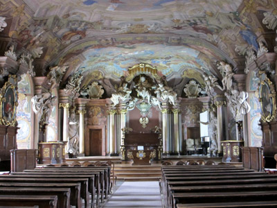 Das Schmuckstck der Breslauer Universitt ist die Aula Leopoldina im 1. Stock