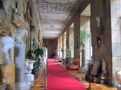 Die Skulpturengalerie im Schloss Schloss Łańcut. 