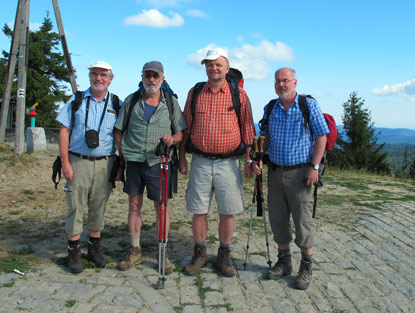 Die Wanderung durch die Beskid Sądecki (Sandezer Beskiden) kann beginnen 