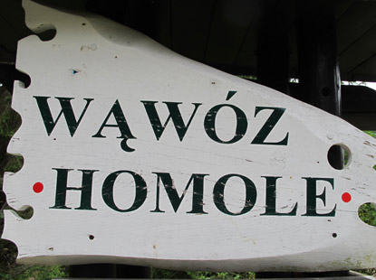 Die Wąwóz (Schlucht) Homole wurde bereits 1963 unter Naturschutz gestellt  