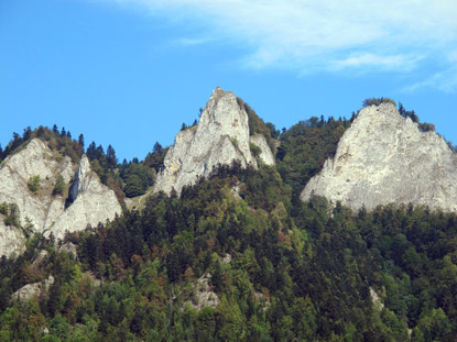 lick auf den schönsten Berg Polens: Trzy Korony (Kronenberg)