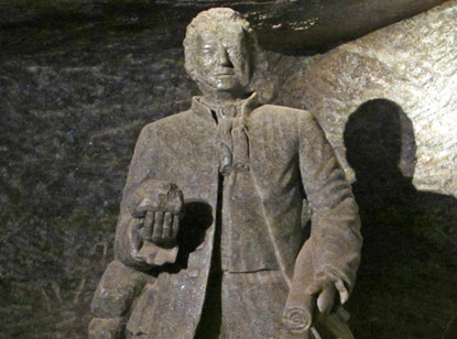 Auch Johann Wolfgang von Goethe hat im Auftrag seines Weimarers Herzogs die Salzmine besucht.