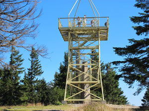 Aussichtsturm auf dem Barania Gra (Widderberg)