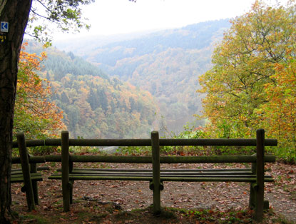 Der Almblick nrdlich von Rengsdorf. Im Hintergrund der Fluss Wied.