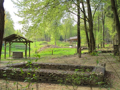 Rheinburgenweg: Villa Rustica nur wenige Schritte entfernt von der frheren Heerstrae der Rmer