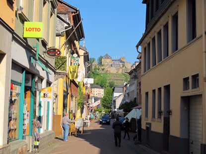 Rheinburgenweg: Fugngerzone von St. Goar