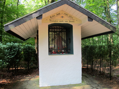 Bildstock am Auge Gottes im Siebengebirge