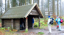 Schutzhtte Millionenbank auf dem Rothaarsteig