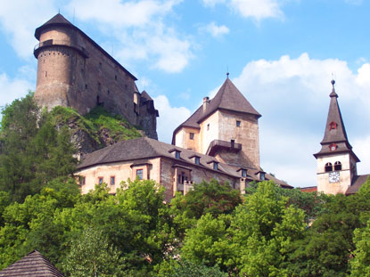 Die Oravsk hrad (Arwa Burg) ist sicherlich die schnste aller slowakischen Burgen.