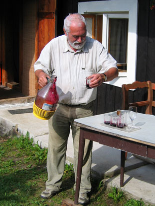 Siegfrieds selbst gemachten Heidelbeerwein (Hafirovica)