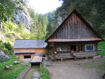 Die Wassermhle Oblazy ist ein Anziehungspunkt in der Klamm Kvačianska dolina.