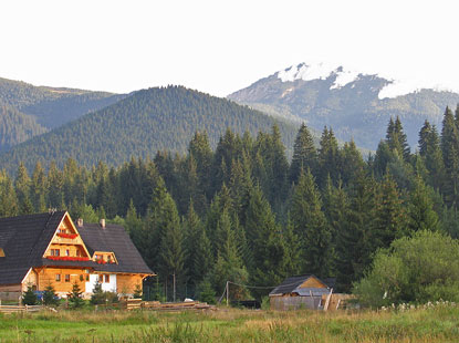 Von Zuberec kann man den Gipfel des 1.805 m hohen Siv vrch gut erkennen.