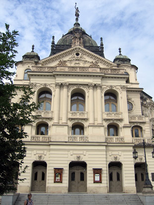 Wandern Slowakei: Staatstheater von Koice (Kaschau)