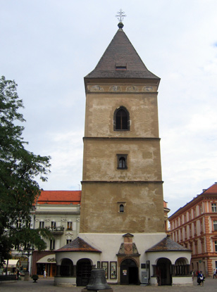  Koice (Kaschau): Der Urbanturm, der  Glockenturm des Elisabethdoms 