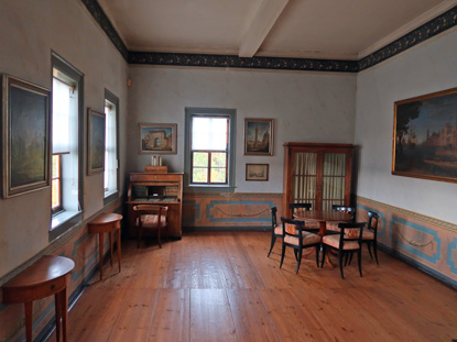 Goethes Wohnraum auf dem Renaissanceschloss in Dornburg