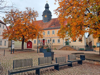 Der Markplatz von Dornburg