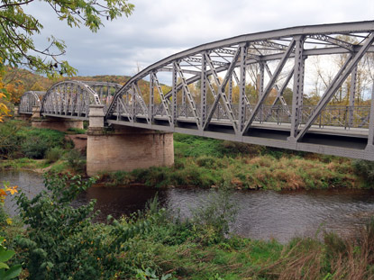 Die Carl-Alexander-Brcke ber die Saale bei Dorndorf